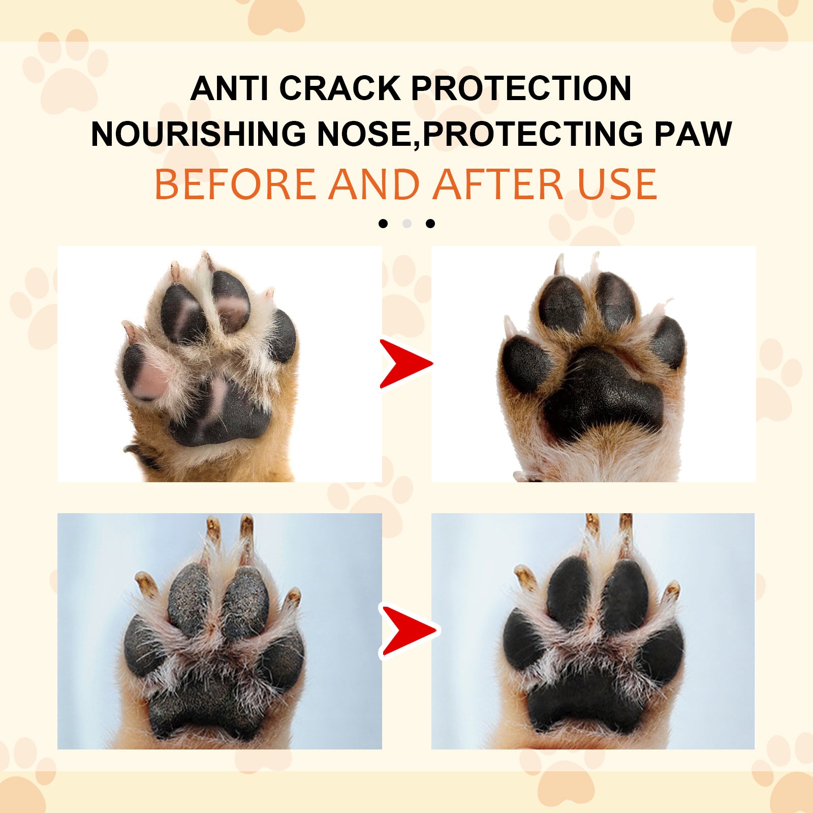 Pet Moisturizing Paw Care Cream, Cats And Dogs Universal Moisturizing Feet Soles Meat Pad Cracked Care Cream