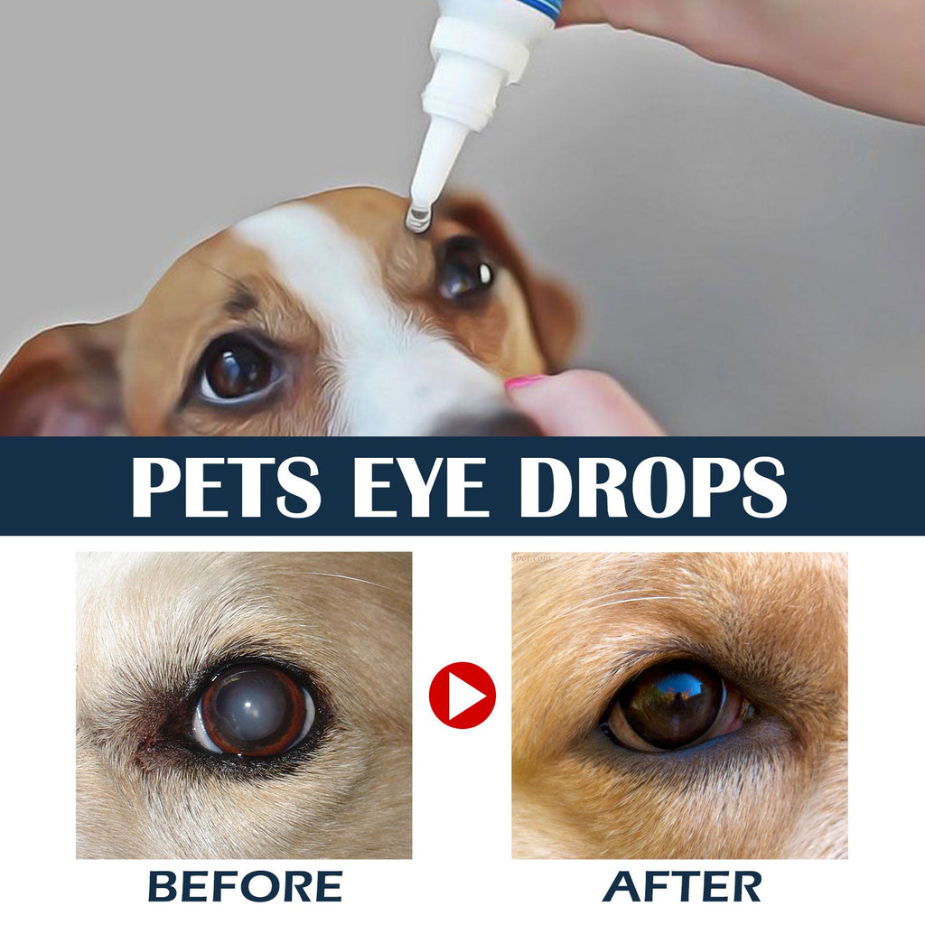 Pet Eye Drops, Cats And Dogs Remove Tears Relieve Eyes Itchy Cleansing Eye Drops