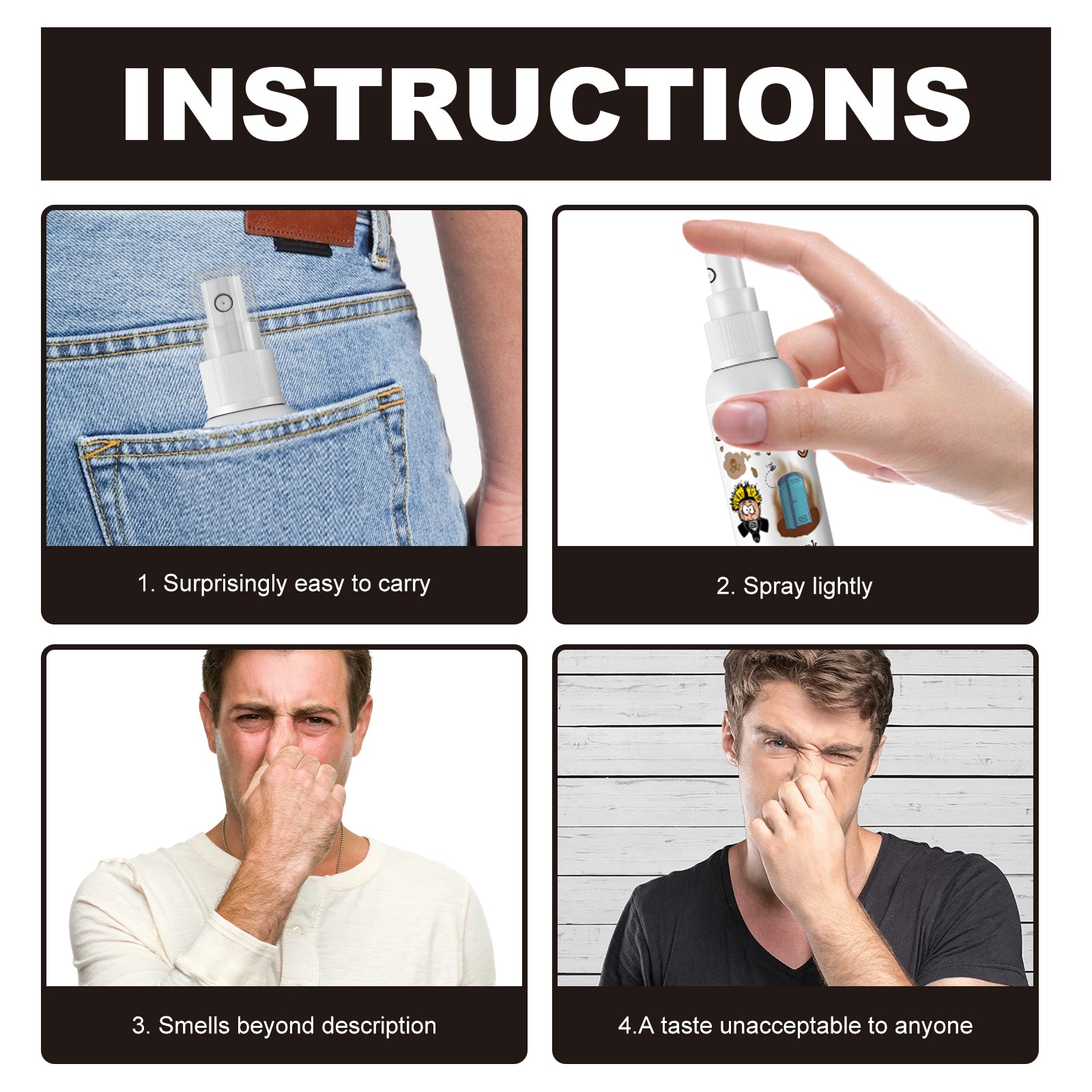 Fart Spray, A Liquid Spray For Funky Long-Lasting Odors Entertainment Spoofing Odor-Relieving Toys