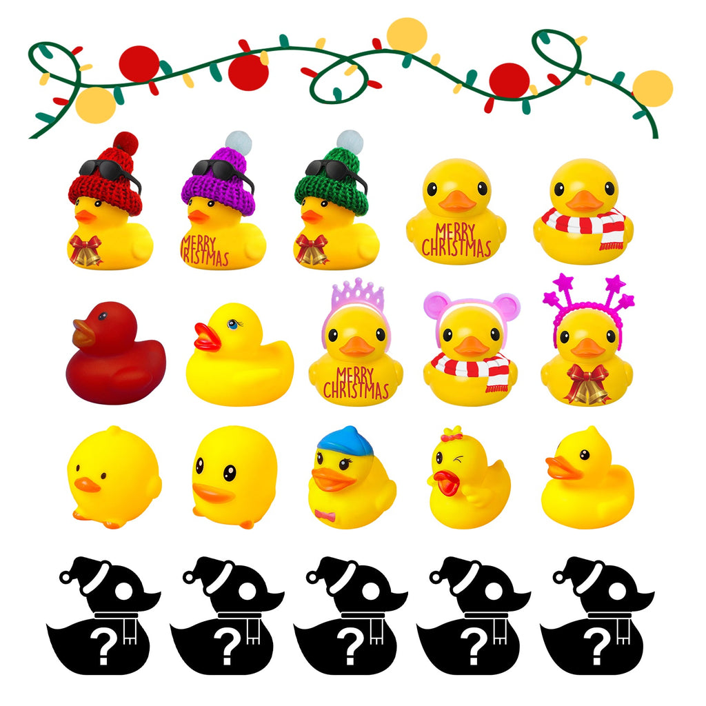 Christmas Blind Box, 24 Grid Cartoon Gift Ducklings Blind Box