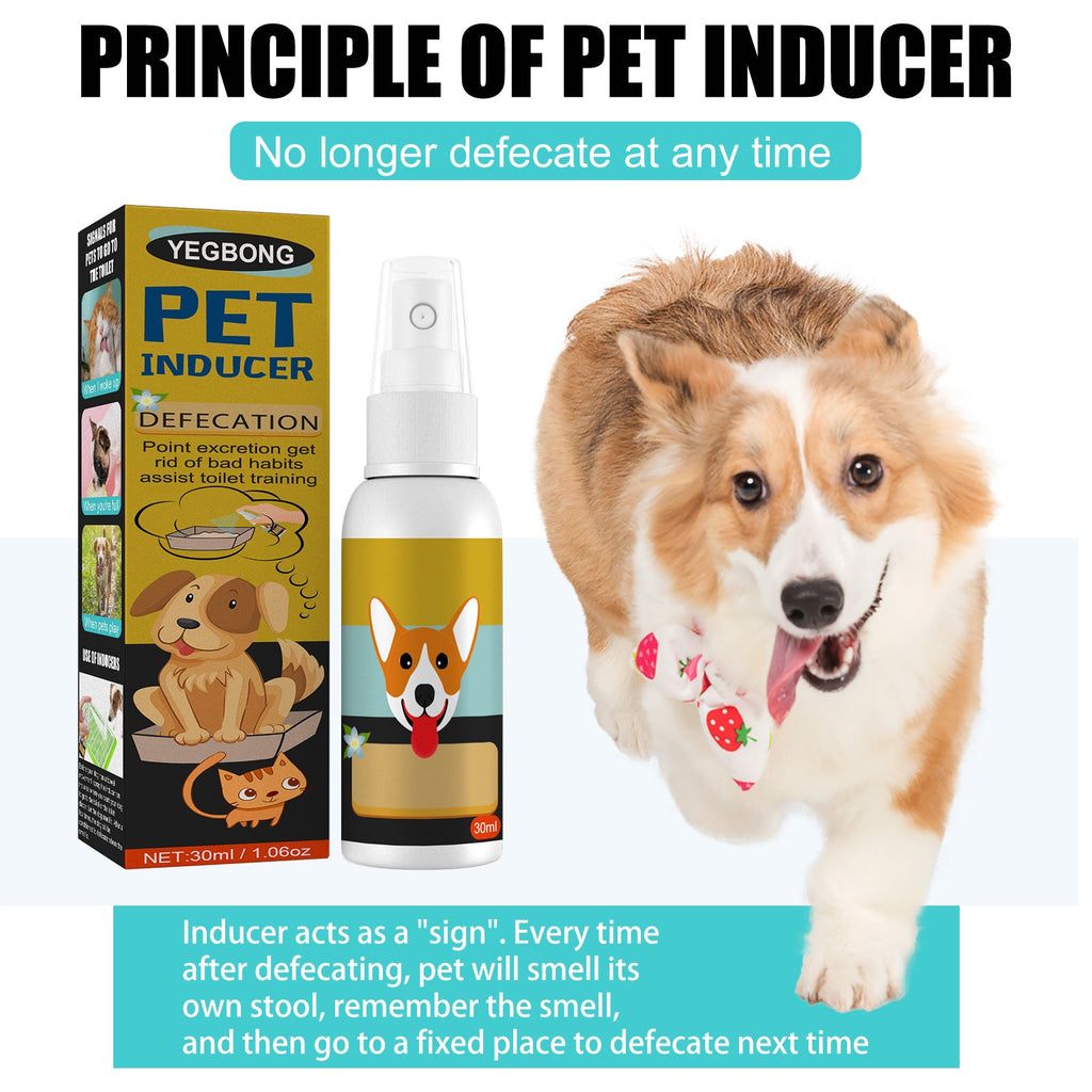Pet Defecation Locator Spray, Pet Poop Location Pet Cats And Dogs Locate Defecation Inducers