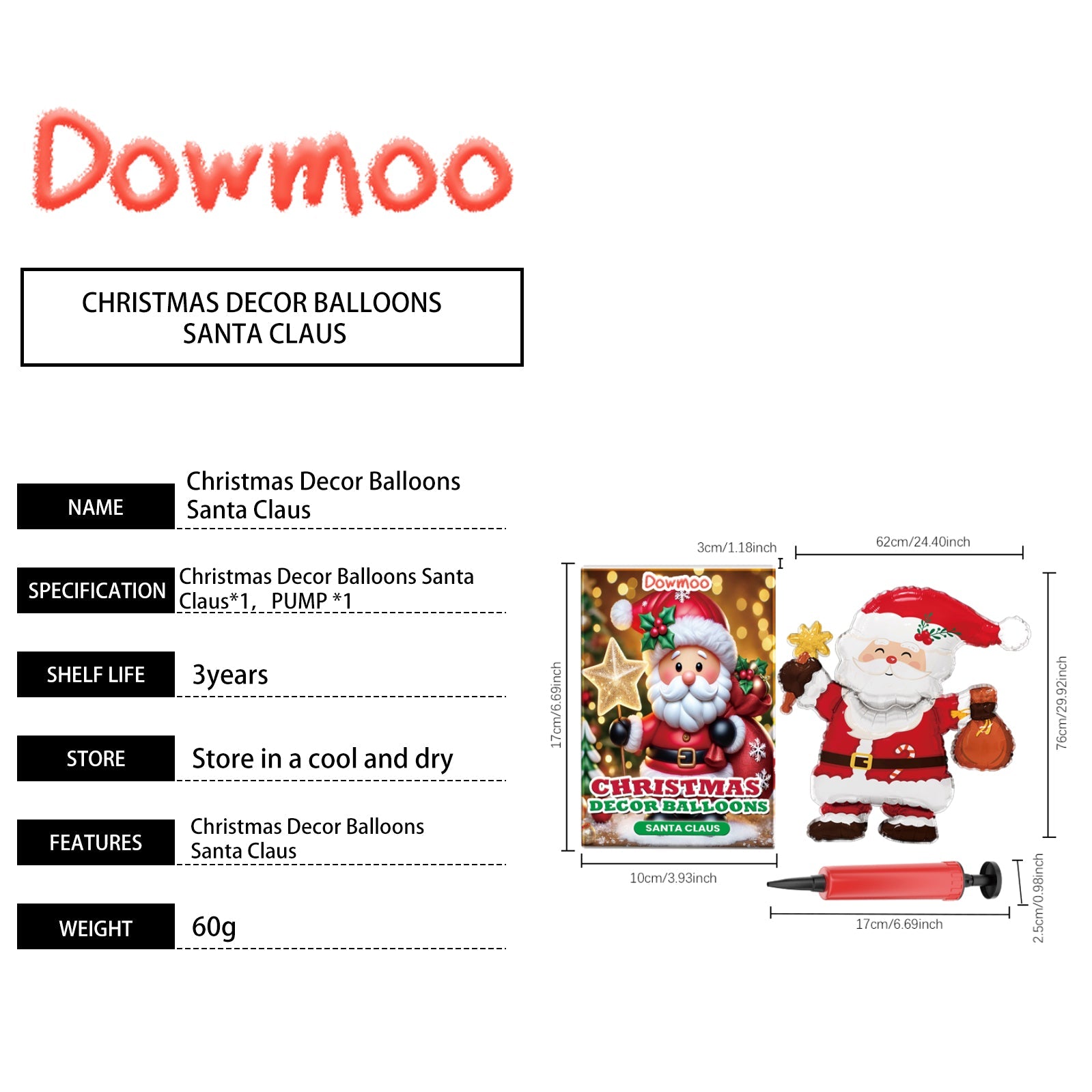 Christmas Balloons Balloon Standing Santa Claus Reindeer Christmas Tree Event Atmosphere Arrangement