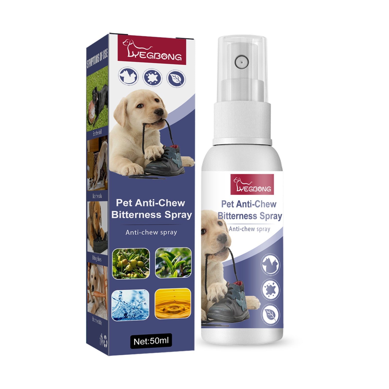 Pet Bitter Anti-Biting Spray, Prevent Dogs Chewing Table And Chair Legs, Scratching Sofa Spray
