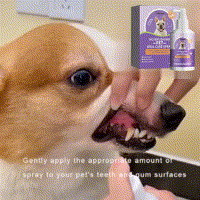 Dog And Cat Tooth Cleaning Spray, Pet Mouth Cleaning Breath Fresh Deodorizing Cleaning Spray