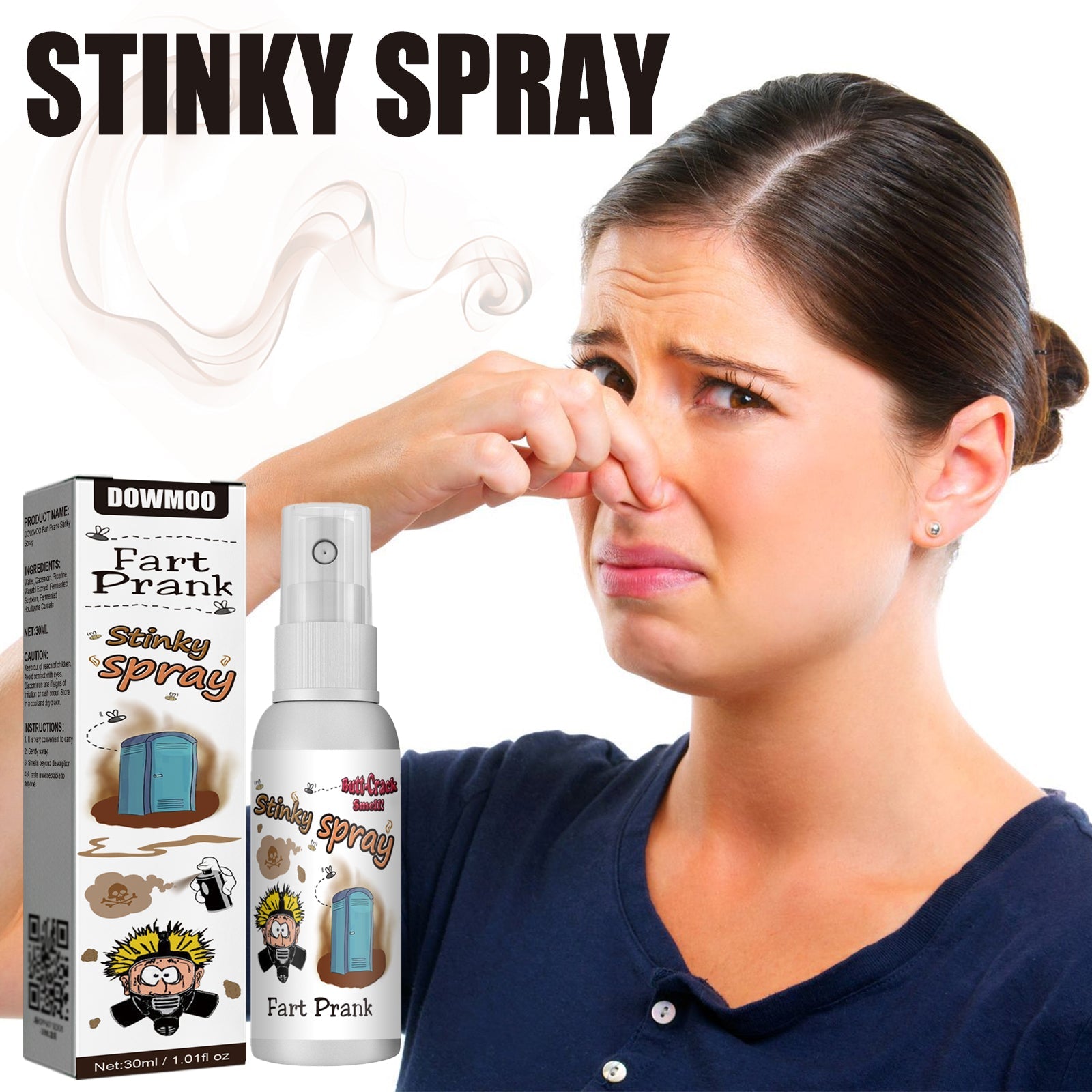 Fart Spray, A Liquid Spray For Funky Long-Lasting Odors Entertainment Spoofing Odor-Relieving Toys