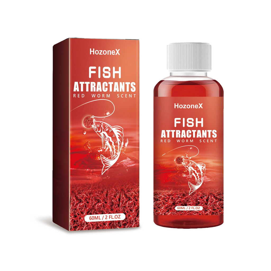 HozoneX Fish Attractants, Concentrated Fishing Comprehensive Bait Fast Nesting Red Worm Liquid Thick Fishy Bait Opening Agent