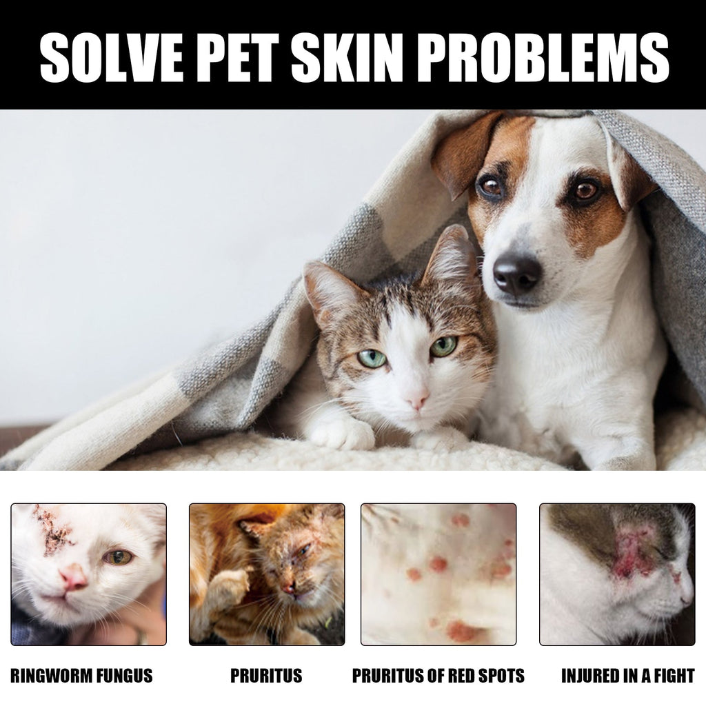 Cat Ringworm Spray, Pet Cats Anti-Mite Cat Moss Care Skin External Use Anti-Itch Spray