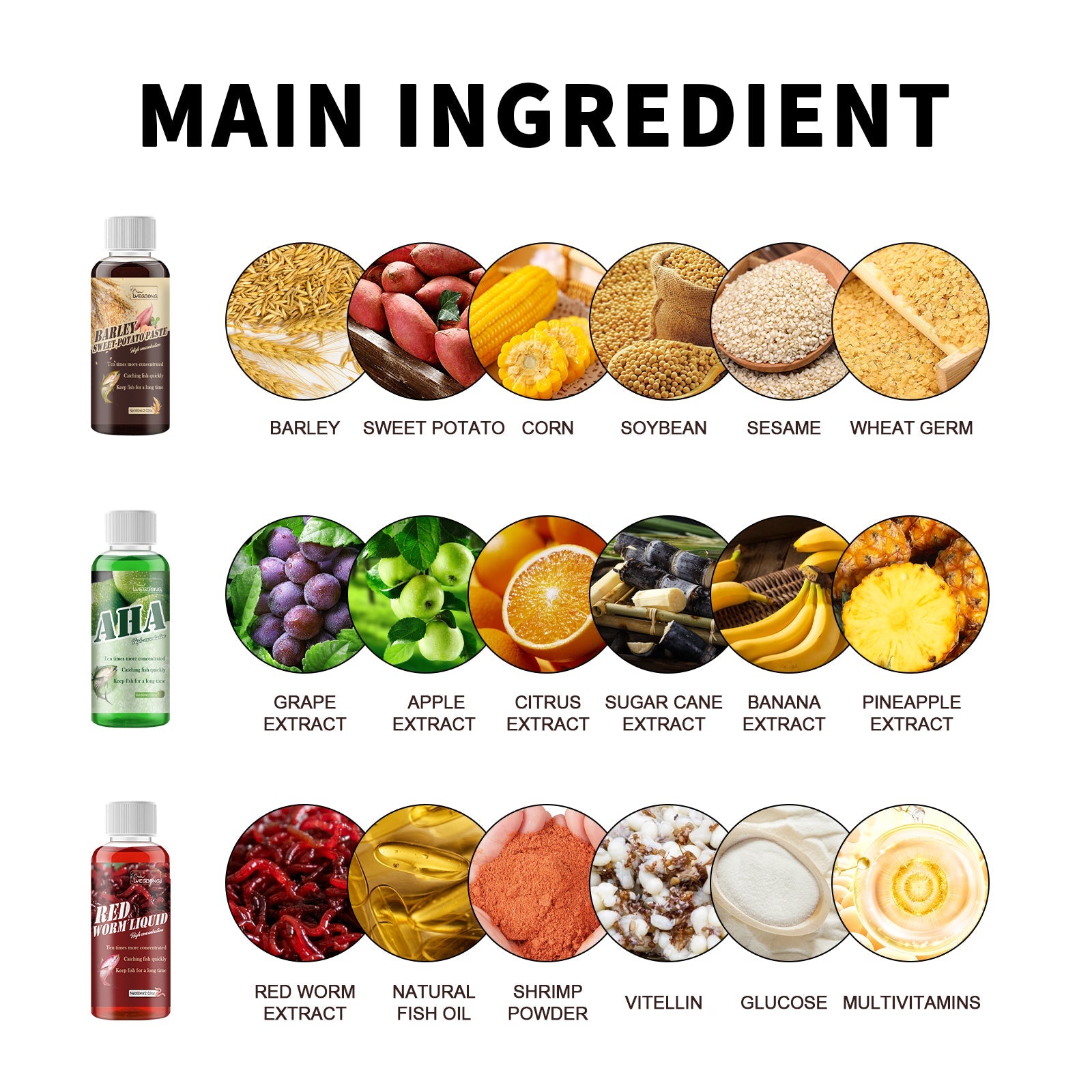 Fish Attractor, Carp Eel Grass Carp Tilapia And Bighead Fishing Medicine Bait Fish Lure Fish Agent