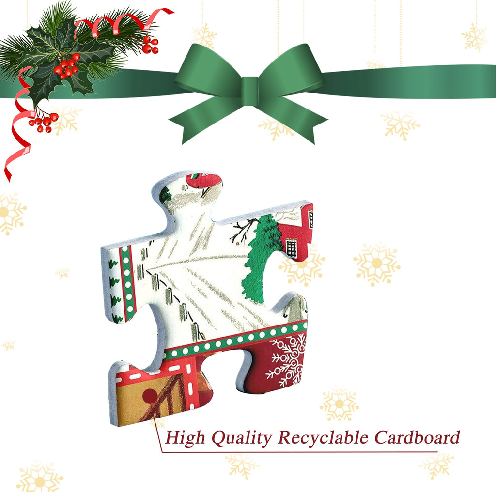 The Jigsaw Puzzle Advent Calendars, Christmas Creative 24 Grid Countdown Calendar Blind Box Puzzle Gift