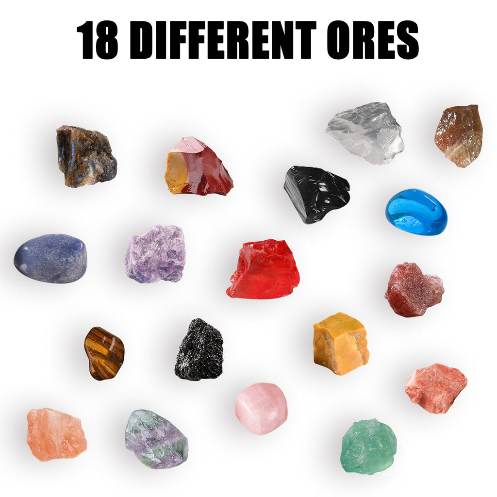 24 Grid Ore Blind Box, Green Christmas Surprise Guess Small Gift Blind Box