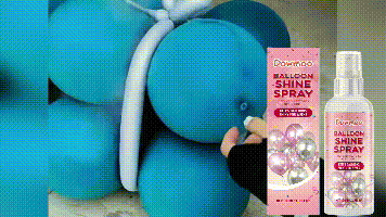 Balloon Shine Spray Brightens Up The Party Atmosphere With Easy To Apply Gloss Latex Balloon Spray