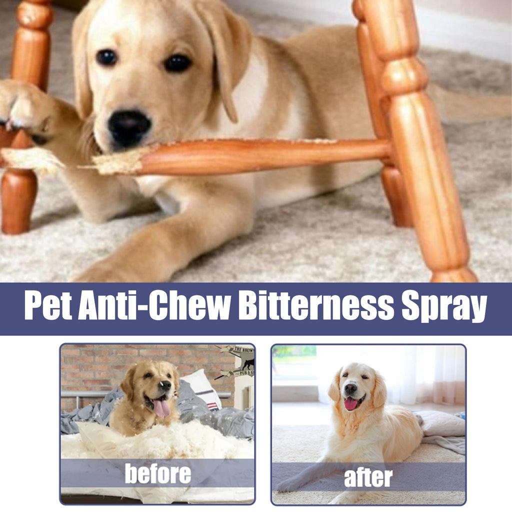 Pet Bitter Anti-Biting Spray, Prevent Dogs Chewing Table And Chair Legs, Scratching Sofa Spray