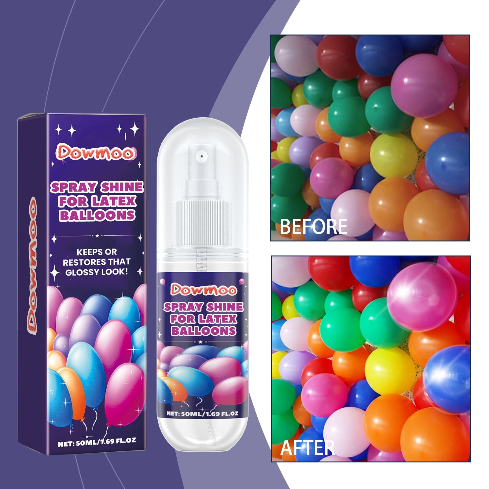 Highlighter Balloon Spray To Enhance The Gloss Of The Balloon For A Lasting Effect To Create An Atmosphere Highlighter Spray
