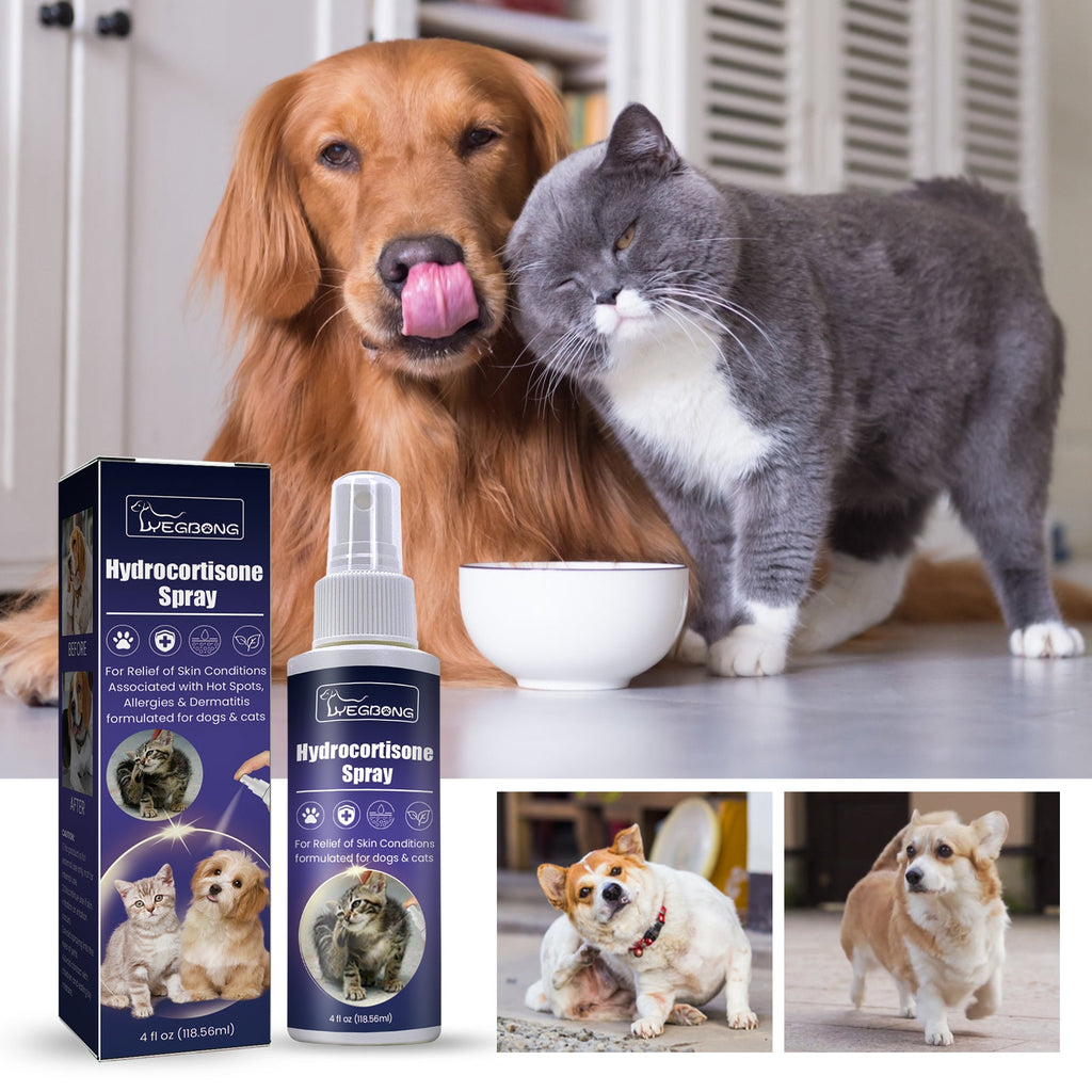 Pet Anti-Itch Spray, Pet Universal Cleaning And Soothing Skin Fur For Anti-Mite Anti-Bug Anti-Itch Spray