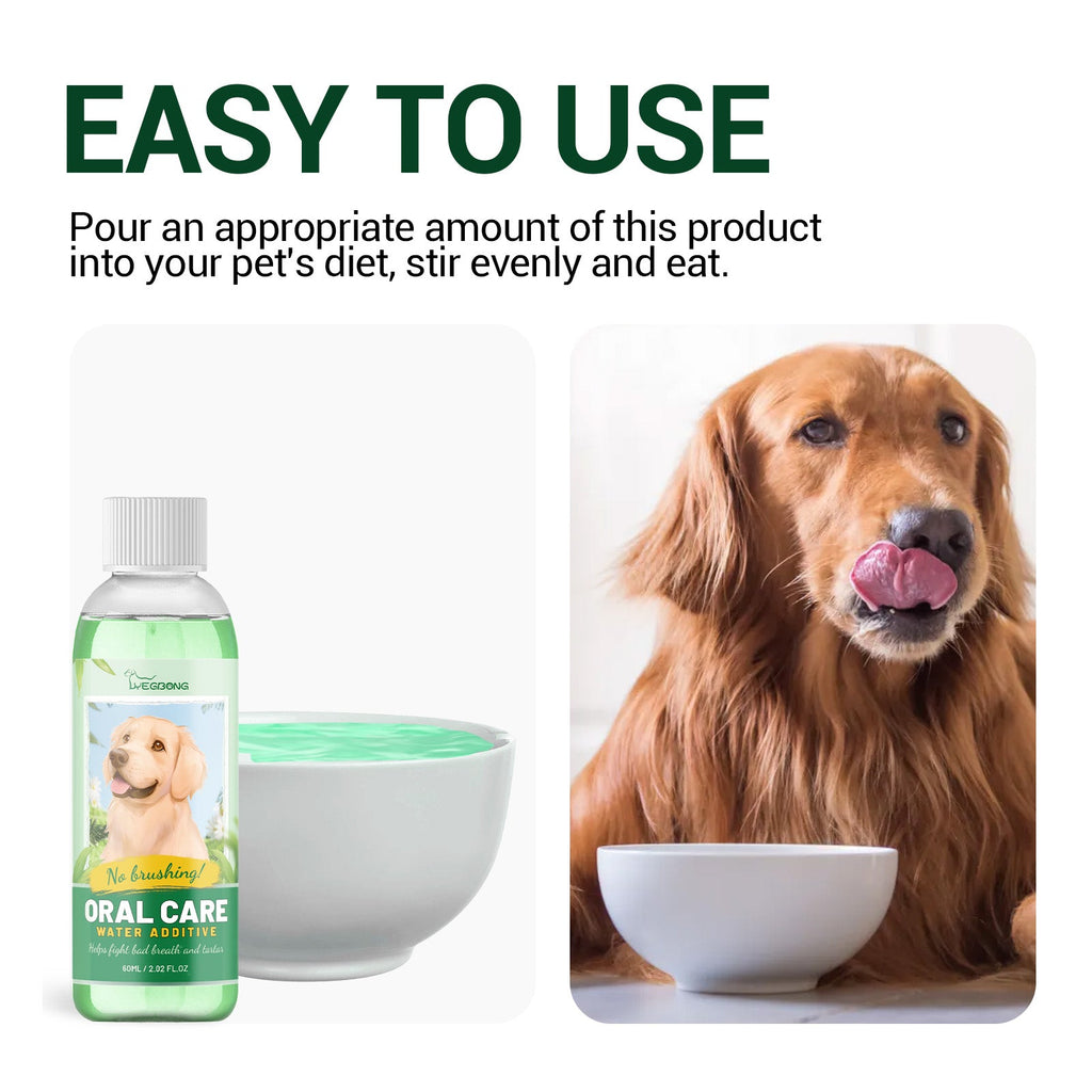 Pet Fresh Breath Cleanser Teeth Water Dog Dog Cat Tooth Stains Mouth Cleaning Ear Canal Odor Cleaning Earwax