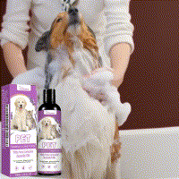 Pet Shampoo, Pet Bath Relieves Skin Itchy, Hair Smooth Non-Knotting Shampoo