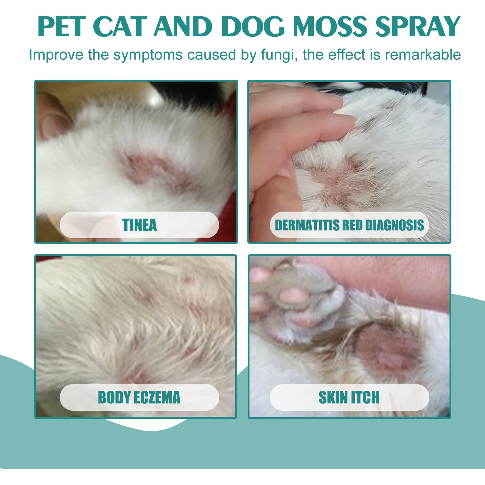 Pet Skin Medicine Spray, Cats And Dogs To Remove Mite Skin Itching To Remove Red Hair To Itch