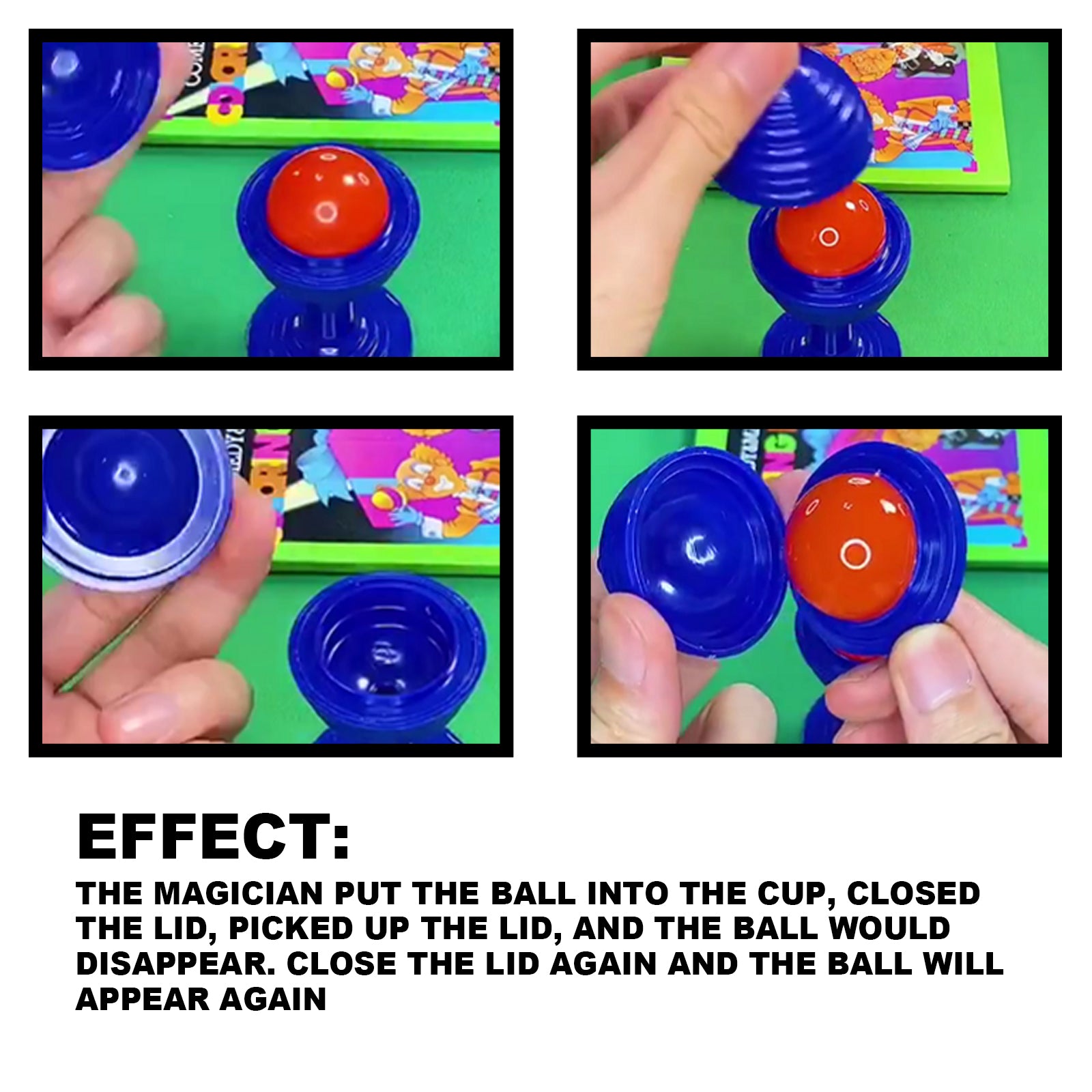 Magic Decompression Blind Box Christmas Spirit Gift Magic Props Blind Box Magic Toys Fun Blind Box