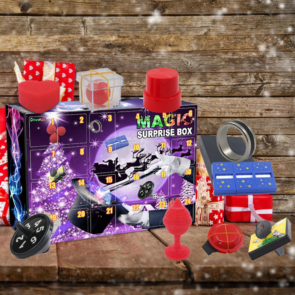 Magic Decompression Blind Box Christmas Spirit Gift Magic Props Blind Box Magic Toys Fun Blind Box