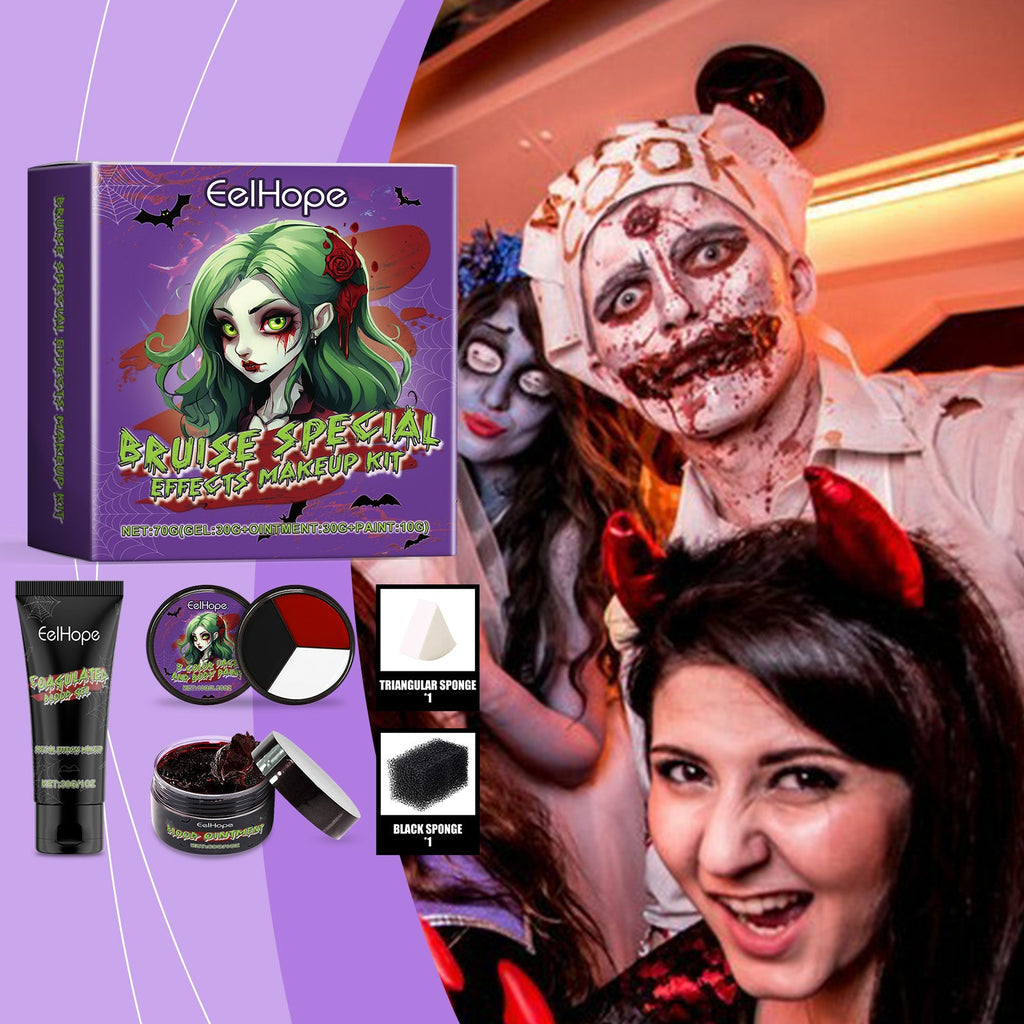 Halloween Vampire Makeup Kit Holiday Party Paint Dress-Up Makeup Masquerade Tools
