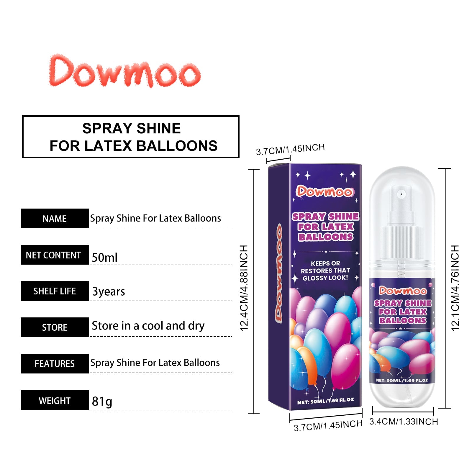Highlighter Balloon Spray To Enhance The Gloss Of The Balloon For A Lasting Effect To Create An Atmosphere Highlighter Spray