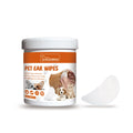 Pet Ear Wipes, Pet Ear Cleaning Deodorizing Removing Mite And Earwax Cleaning Wipes