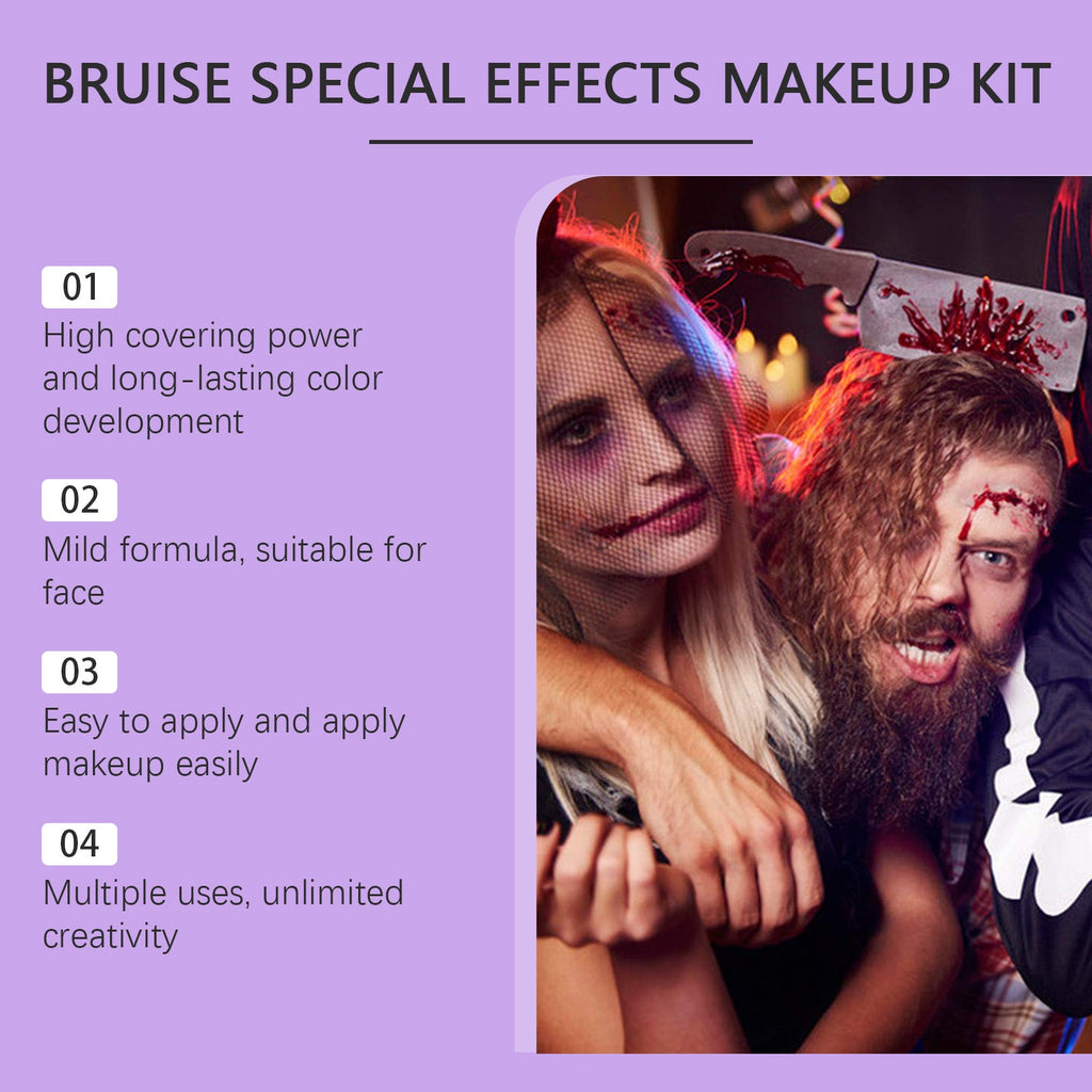 Halloween Vampire Makeup Kit Holiday Party Paint Dress-Up Makeup Masquerade Tools