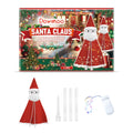 Christmas Santa Decorations, Fun Ornaments Festive Atmosphere Detachable Lightweight Fun Toys