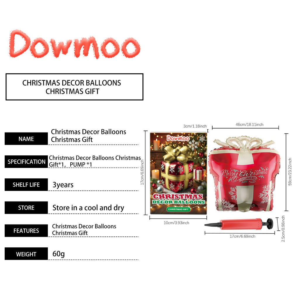 Christmas Balloons Balloon Standing Santa Claus Reindeer Christmas Tree Event Atmosphere Arrangement