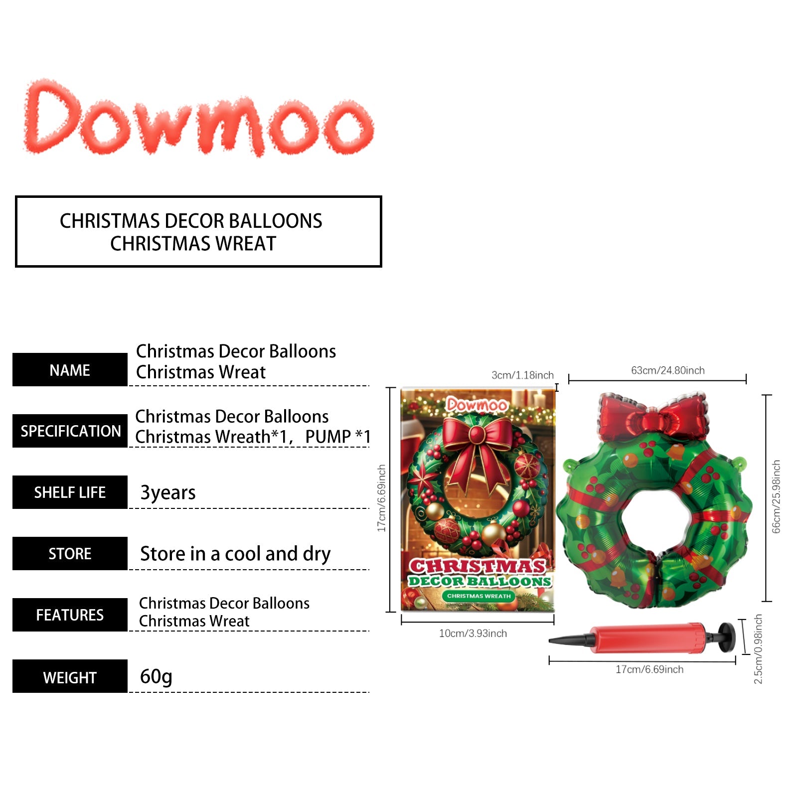 Christmas Balloons Balloon Standing Santa Claus Reindeer Christmas Tree Event Atmosphere Arrangement