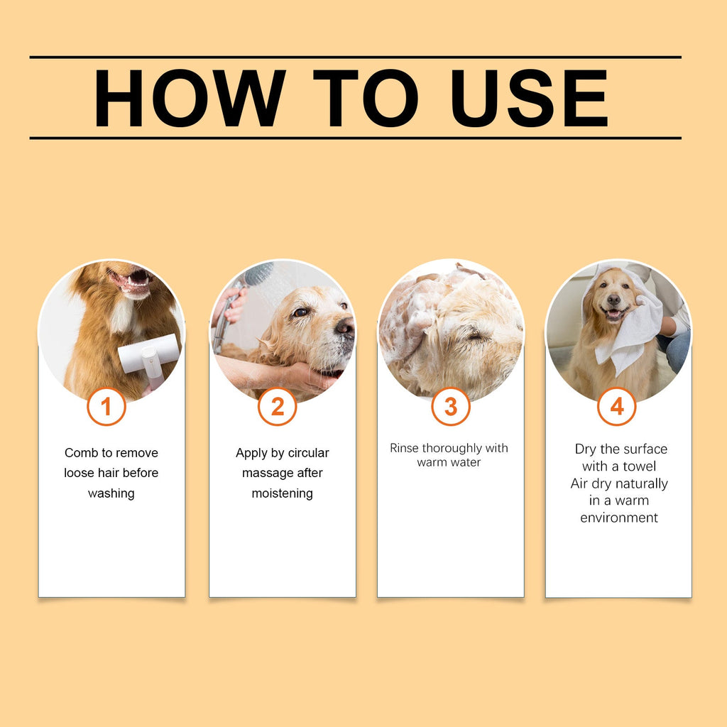 Pet Shampoo (300g) Is A Gentle And Cleansing Shampoo That Makes The Fur Of Pet Cats And Dogs Smooth And Free Of Tangles