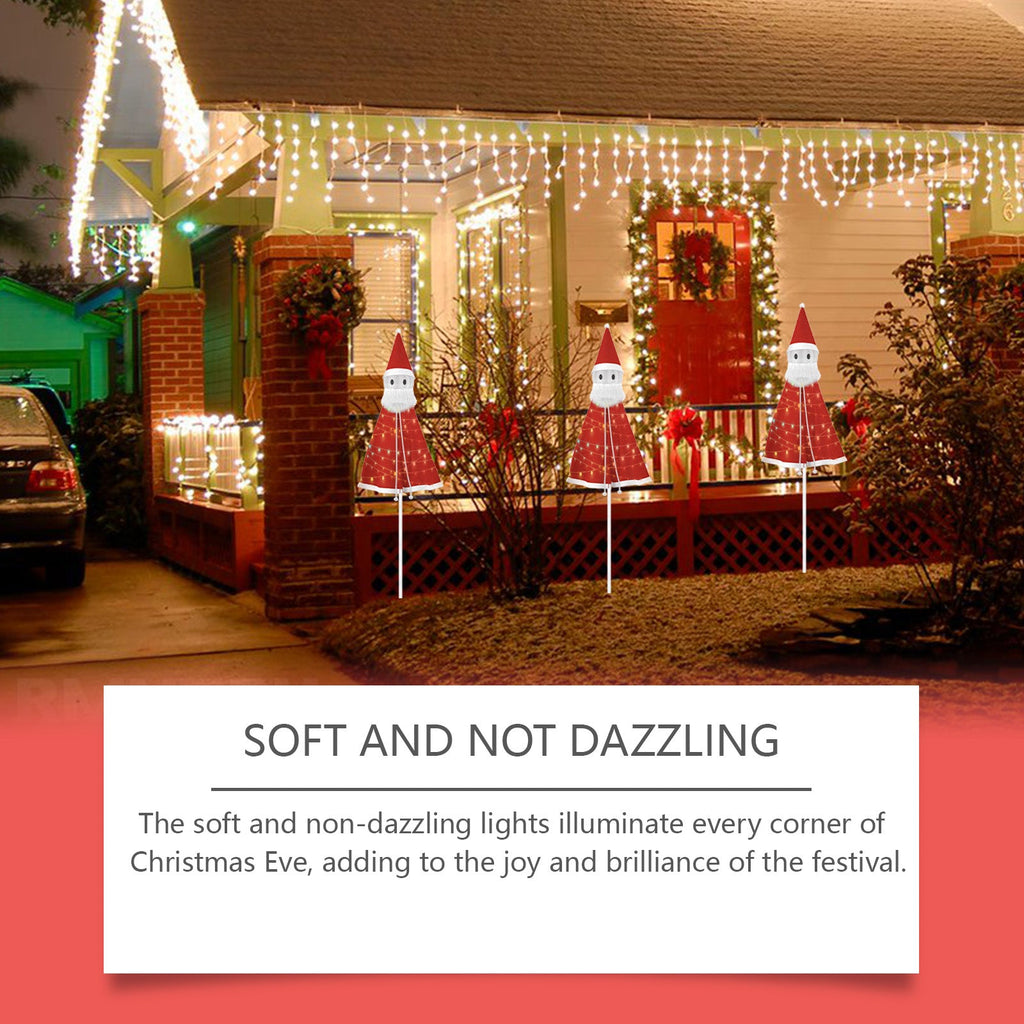 Christmas Santa Decorations, Fun Ornaments Festive Atmosphere Detachable Lightweight Fun Toys