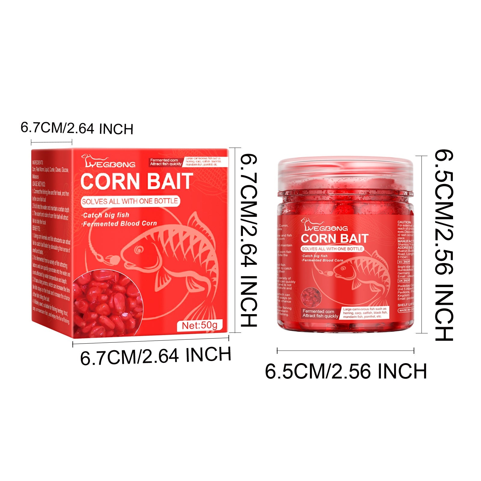 Corn Fish Bait, Reservoir Fish Bait Fishing Lure Fish Portable Fish Primer