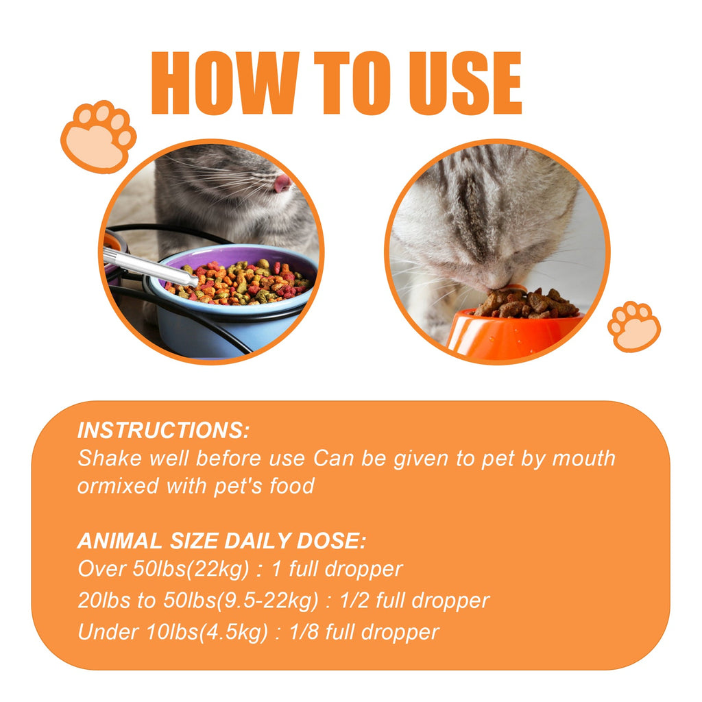 Cat And Dog Care Essence, Pet Cat And Dog Enhance Health Eat Care Sesame Seed Oil Essence