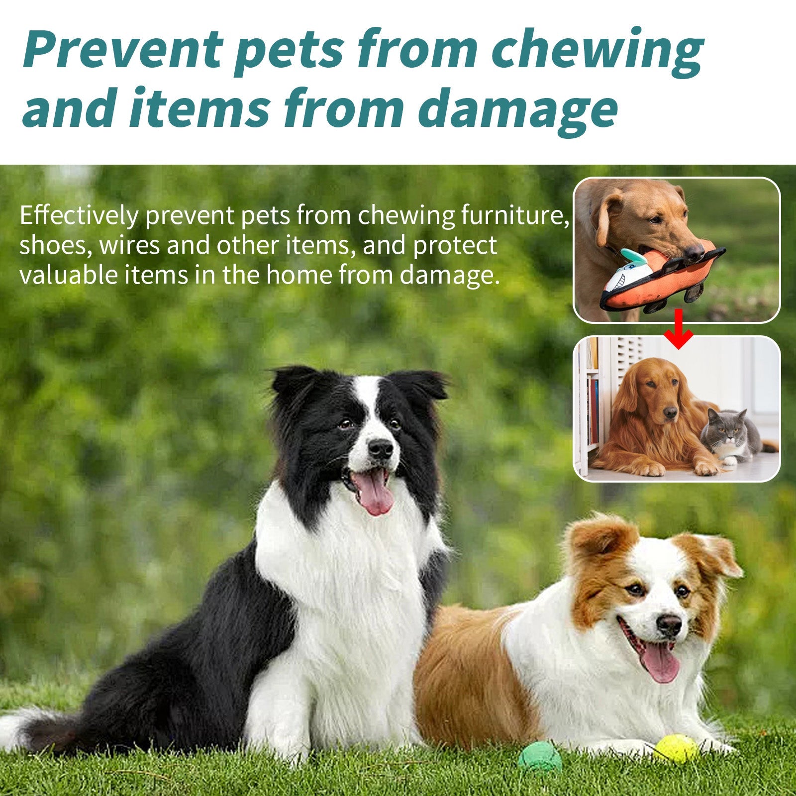 Corrective Chewing Spray For Pets, Anti-Cat/Dog Scratching Sofa Chewing Pet Behavior Modification Spray