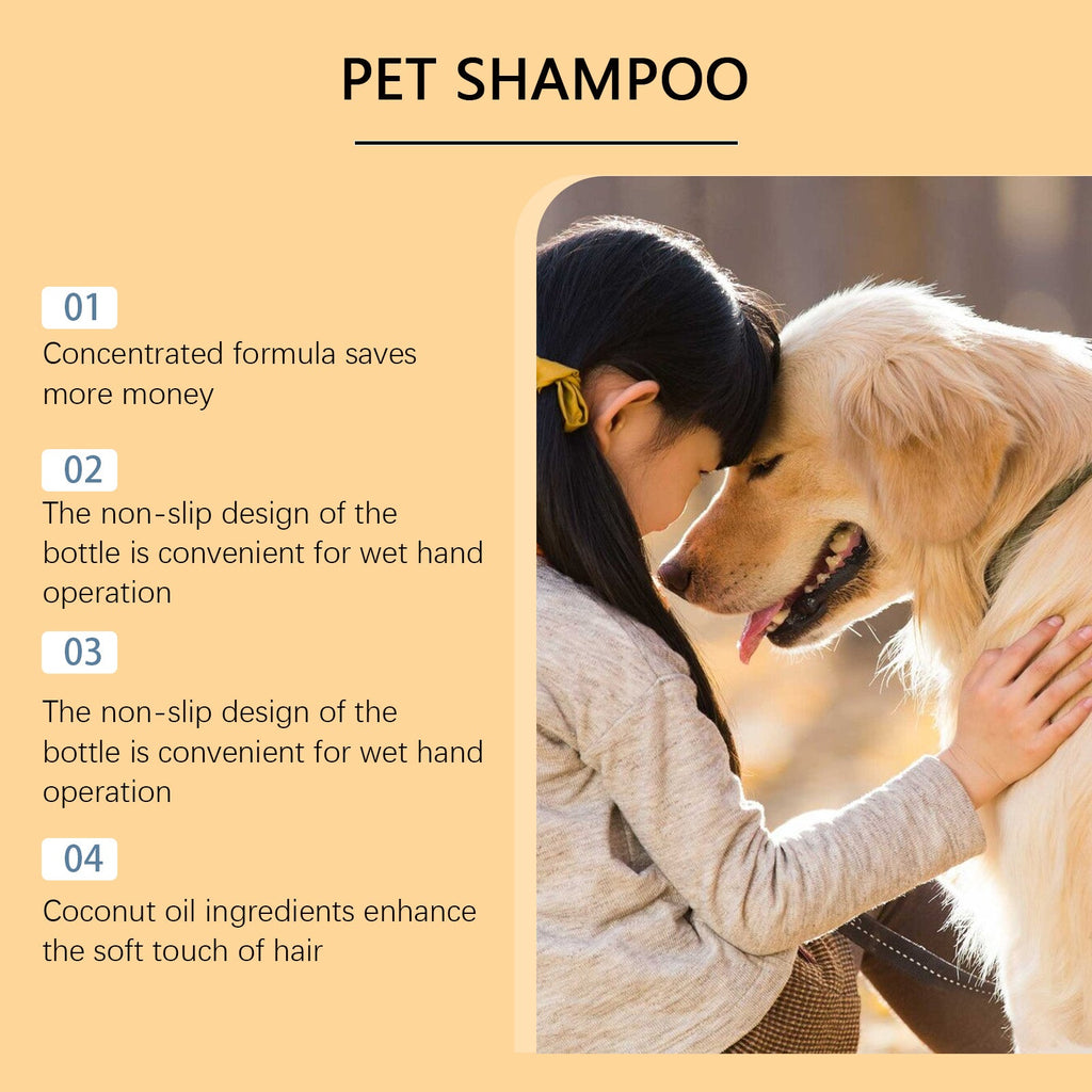 Pet Shampoo (300g) Is A Gentle And Cleansing Shampoo That Makes The Fur Of Pet Cats And Dogs Smooth And Free Of Tangles