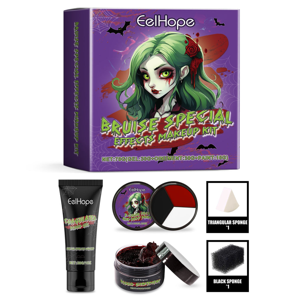 Halloween Vampire Makeup Kit Holiday Party Paint Dress-Up Makeup Masquerade Tools