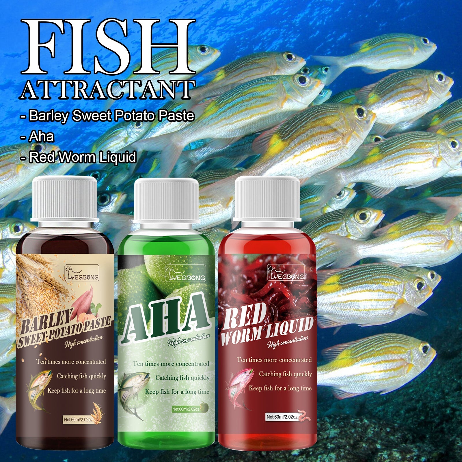 Fish Attractor, Carp Eel Grass Carp Tilapia And Bighead Fishing Medicine Bait Fish Lure Fish Agent