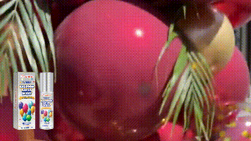 Latex Balloon Shine Spray, Long-Lasting Non-Oxidizing Enhanced Gloss Textured Atmosphere Spray