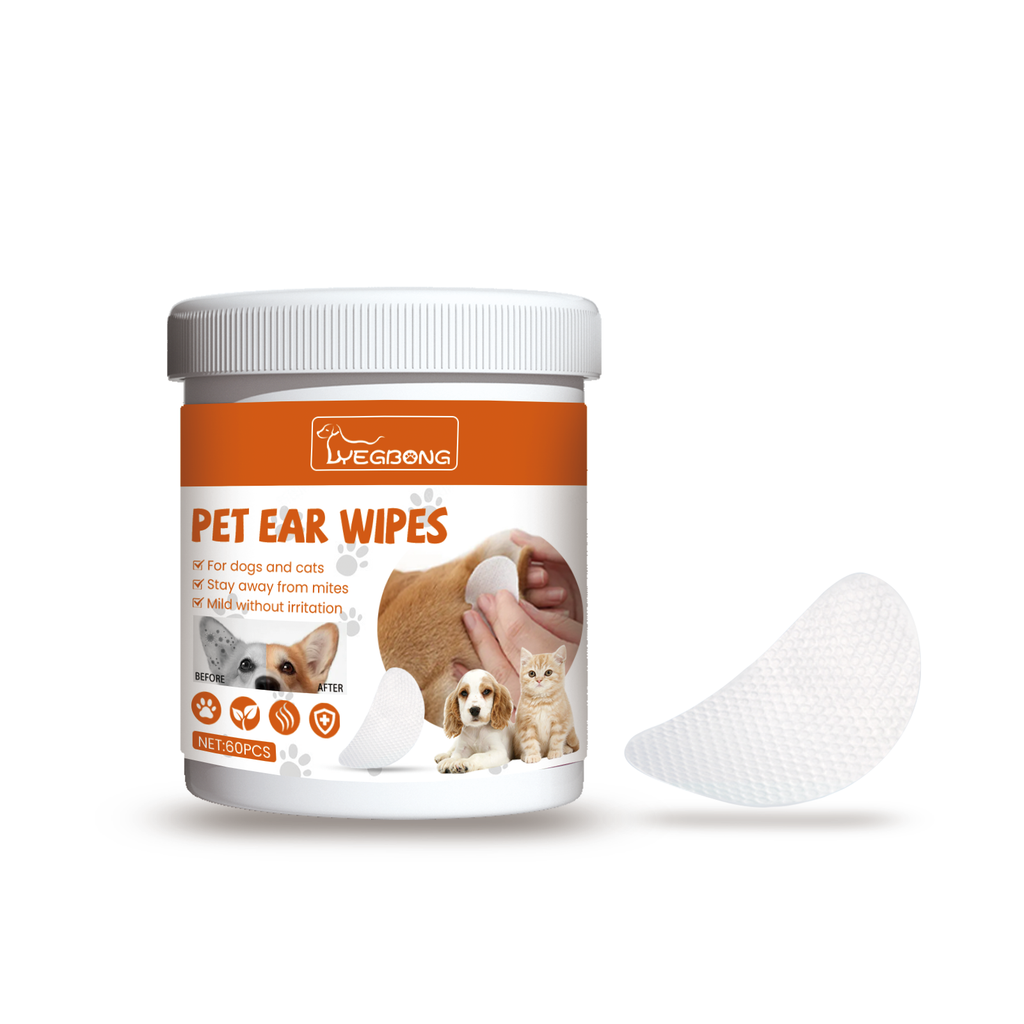 Pet Ear Wipes, Pet Ear Cleaning Deodorizing Removing Mite And Earwax Cleaning Wipes