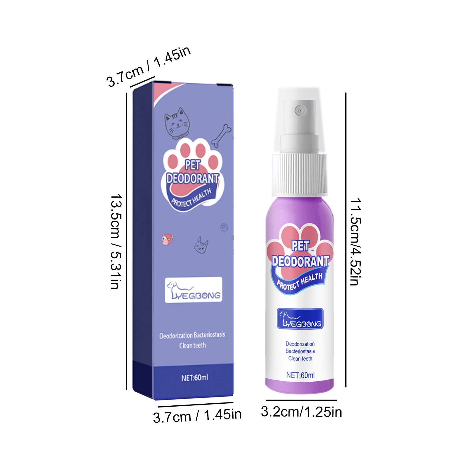 Oral Spary For Pets, Pet Mouth Cleaner Cat Deodorizer Breath Fresher Spray