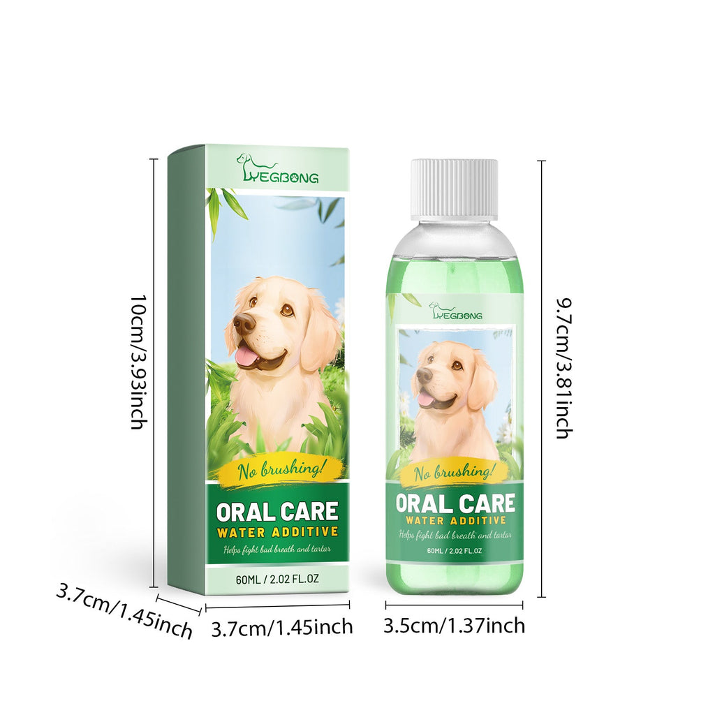 Pet Fresh Breath Cleanser Teeth Water Dog Dog Cat Tooth Stains Mouth Cleaning Ear Canal Odor Cleaning Earwax