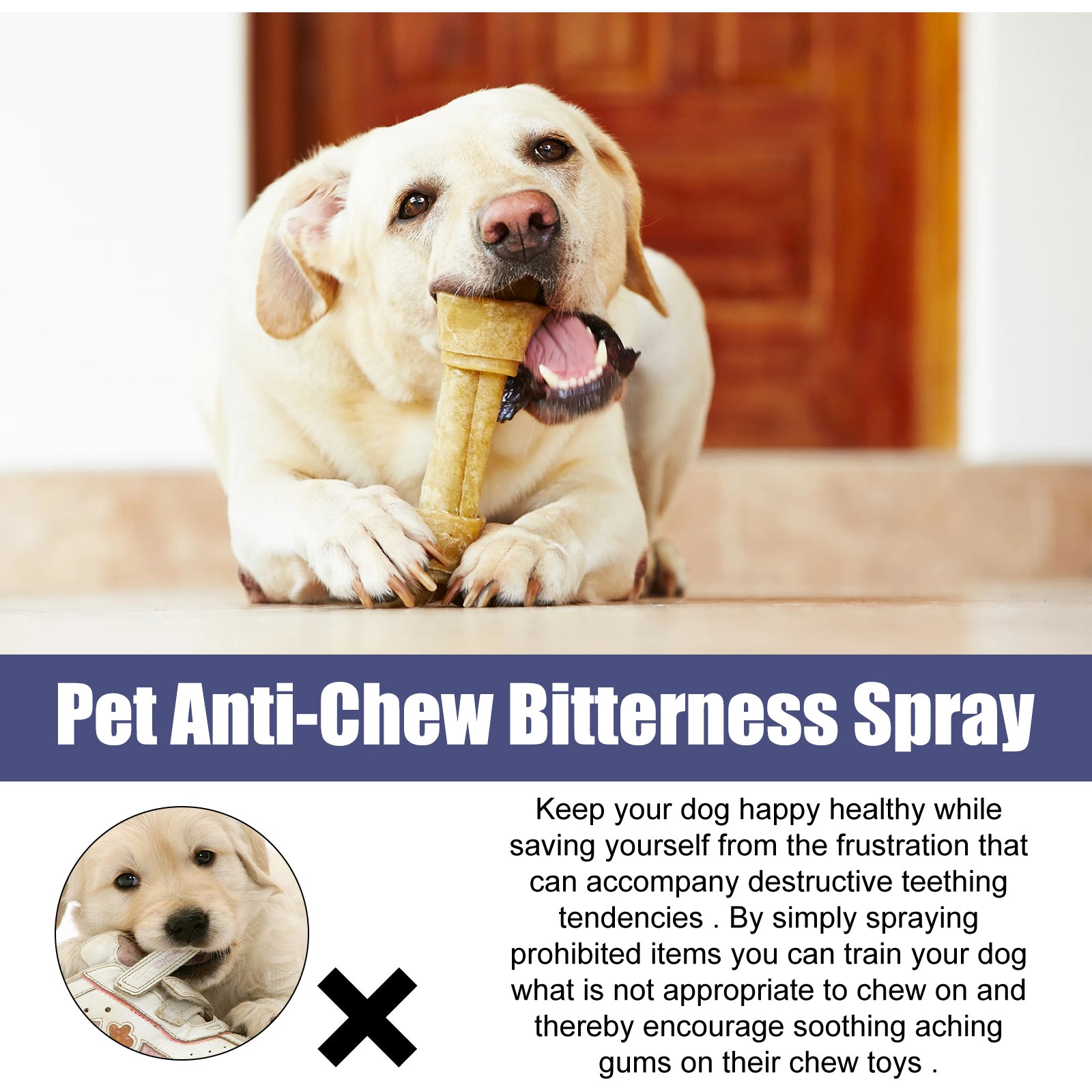 Pet Bitter Anti-Biting Spray, Prevent Dogs Chewing Table And Chair Legs, Scratching Sofa Spray