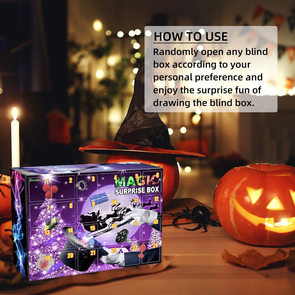 Magic Decompression Blind Box Christmas Spirit Gift Magic Props Blind Box Magic Toys Fun Blind Box