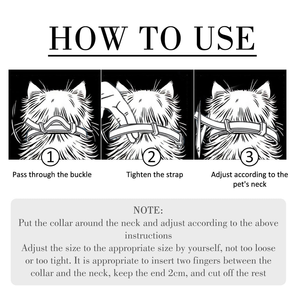 Pet Deworming Collar, Flea Resistant Tick Resistant Pet Waterproof Adjustable Deworming Collar