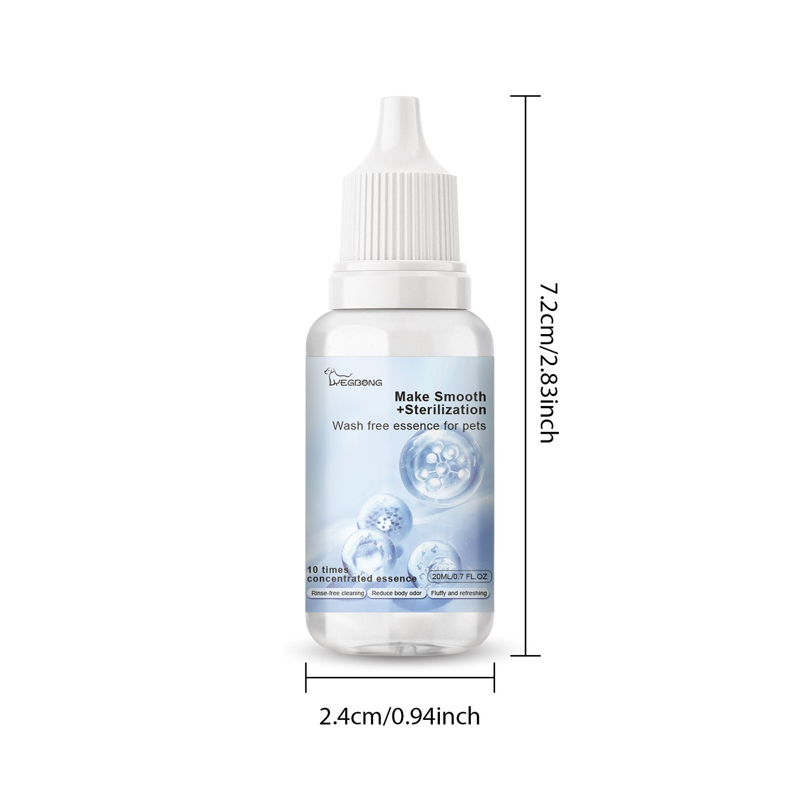 Pet Leave-In Serum, For Cats And Dogs Fluffy, Soft And Fragrant Hair Care Serum