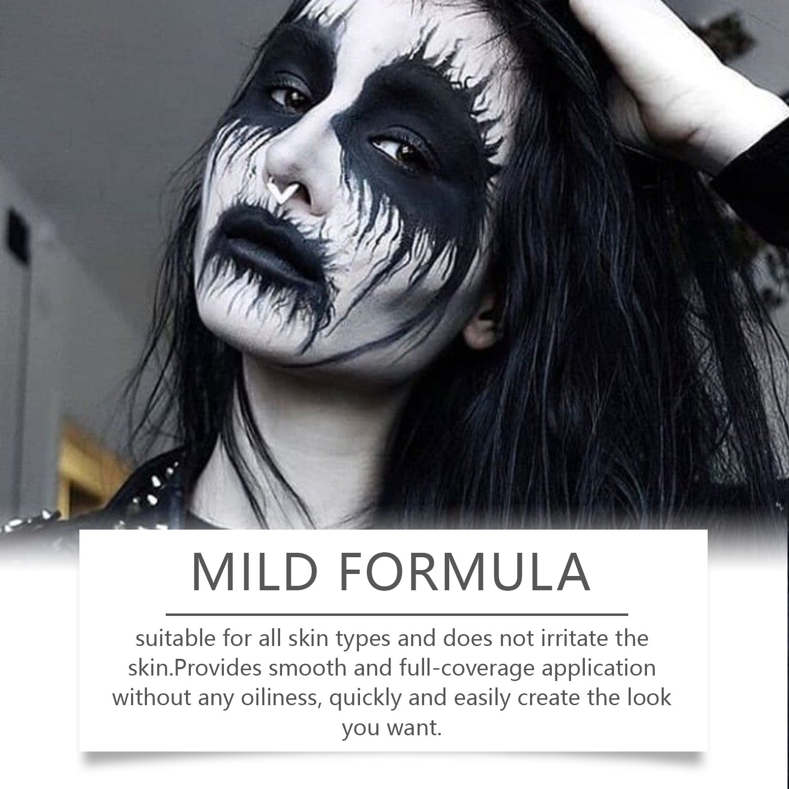 Halloween Party Instant Dry Paint Solution, Paint Foundation Makeup Makeup Clown Colorful Paint Solution