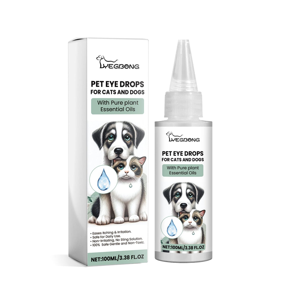 Eye Drops For Cats And Dogs, Pet Eye Clean Eye Care Drops For Tear Stains And Dirt