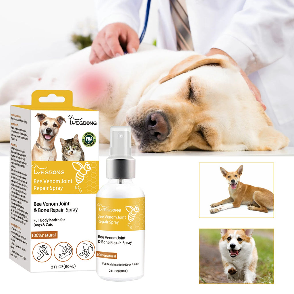 Pet Joint Repair Spray, Cats And Dogs Relieve Body Joint Soreness Muscles And Bone Care Spray